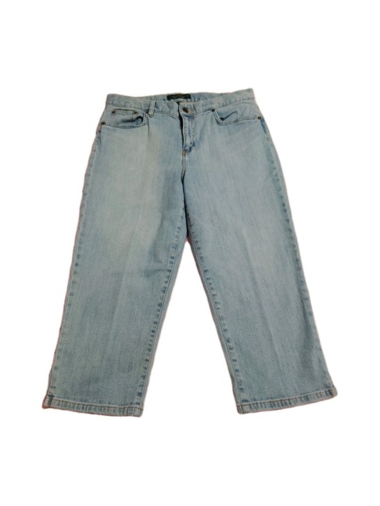 Lauren Ralph Lauren Denim - Lauren Ralph Lauren Women's Jeans Sz 10 Light Wash Straight Crop mom style